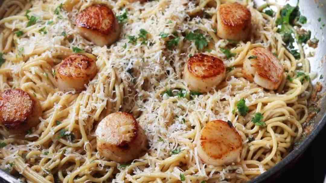 Spaghetti sò điệp có hàm lượng dinh dưỡng cao 