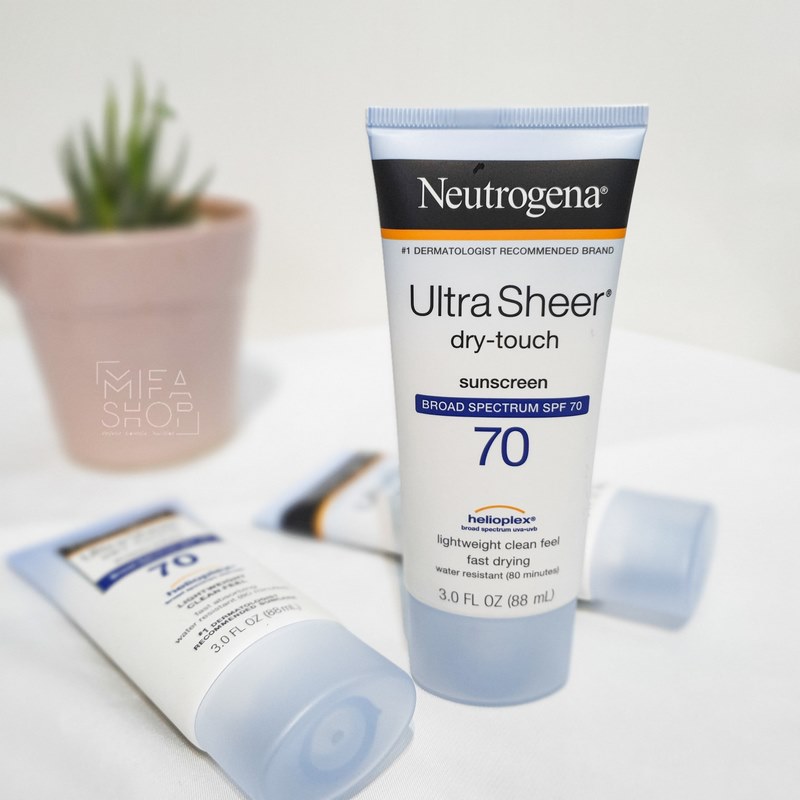 Neutrogena cung cấp nhiều loại kem chống nắng